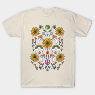 Hippie Flower People T-Shirt